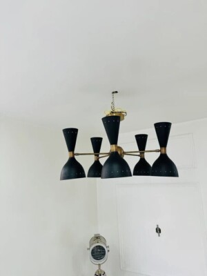 Seagrass Lantern Ceiling Pendant Brass - Threshold designed with Studio McGee-image