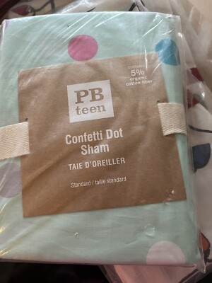 Pottery Barn Teen Confetti Dot standard sham  New with tag-image