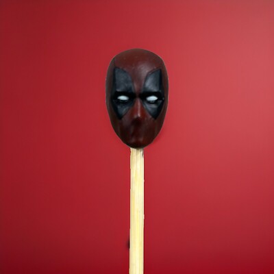 Marvel Legends Custom Deadpool Head Sculpt 3D Printed Painted 1/12 Wolverine-image