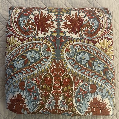 Pottery Barn BELLA PAISLEY Duvet Cover -Full/Queen-image