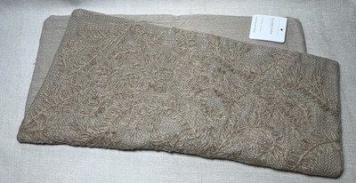 Pottery Barn Sybil Embroidered Pillow Cover Beautiful Neutral Cover-image