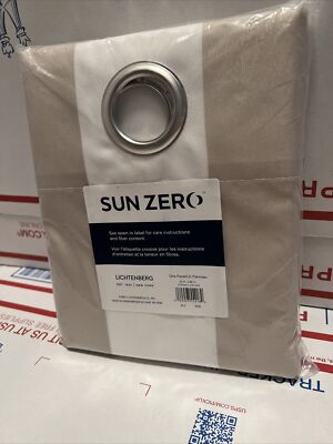 Sun Zero Valencia Striped Grommet Panel, 54x95