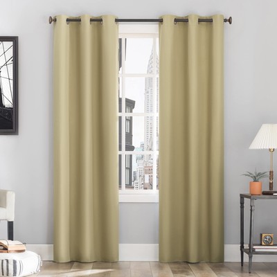 Cyrus Thermal 100% Blackout Grommet Curtain Panel Pair 40