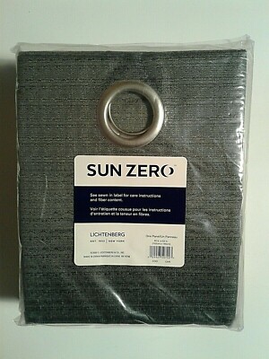 Sun Zero Darkening Energy-Efficient Grommet Panel/Curtain  40 x 63