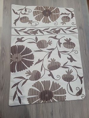 Pottery Barn Montrose Suzani Embroidered Lumbar Pillow Cover. 20x30 Inches-image