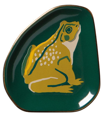 Boundless Frog Shaped Ceramic Trinket Tray-image