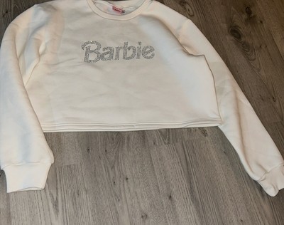 Barbie Skinny Dip White Cropped Top L-image