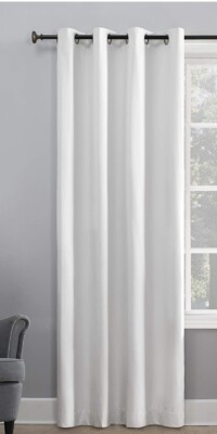 Sun Zero Columbia Insulated 100% Blackout Grommet Curtain Single  50