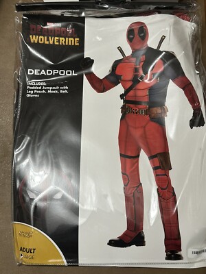 Spirit Halloween 2024 Deadpool & Wolverine Costume Adult Large Sealed -image