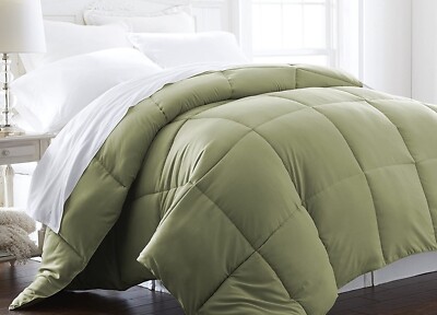 All Season Down Alternative Comforter King And Cal King Sage Green - ienjoy Home-image