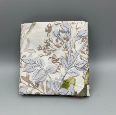 Pottery Barn Autumnal Floral Organic Percale Sham Multi Euro #H706-image