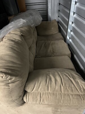 Madison Park Essentials Frisco Fine Fiber White Sofa - BASI16-0190-image