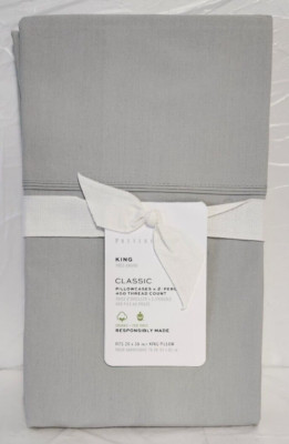 Pottery Barn King Classic 400 Thread Count 2-Pillowcases 36