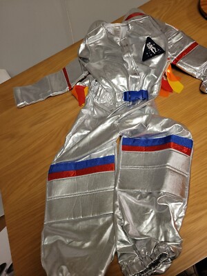 Pottery Barn Kids Halloween astronaut costume 4-6 light up  New-image