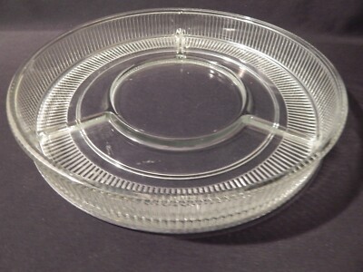 Planters Row Ambrosia Large Serving Relish Tray Platter Chip n Dip-image