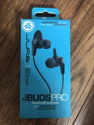 JLab JBuds Pro Signature Earbuds Earphones with Music Control Universal Mic-image