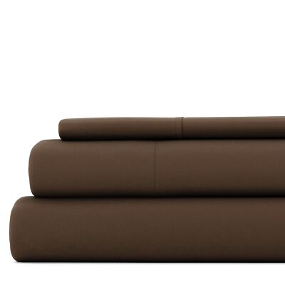 6 Piece Bed Sheet Set Chocolate Twin XL-image