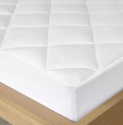 New NWT Madison Park Quiet Nights Twin Waterproof Cotton Mattress Pad-image