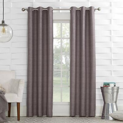 2 - Sun Zero PLUM -Thermal Ins. Energy Efficient Grommet Curtain Panels 40 x 95-image