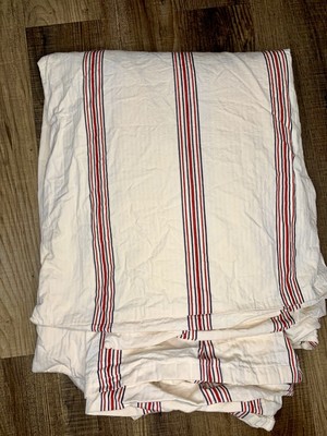 Pottery Barn Americana Stripe King Cali King Duvet Cover (Only) patriotic-image