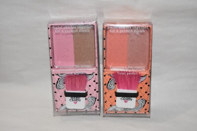 2X Hard Candy Fox Box Blush Bronzer Face Powder 394 Skinny Dipping 395 Truth-image