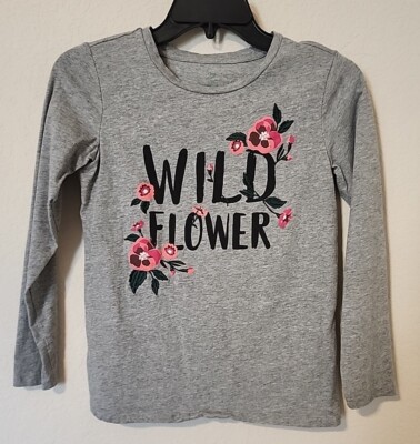 Girls Dip Longsleeve Screen Tee Grey Size L 12/14-image
