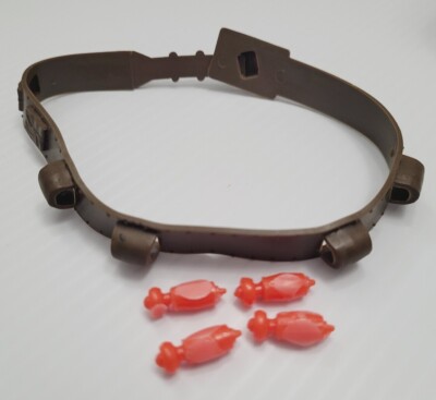 1980 IG-88💥 BANDOLIER + 4 BOMBS Star Wars Original Vintage 12