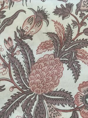 Pottery Barn  Palampore Floral Full/ Queen Duvet Cover AND 1 KING sham.-image