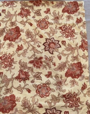 Pottery Barn Tascha Palampore Standard Shams Red Floral Tasha Pair Rare-image
