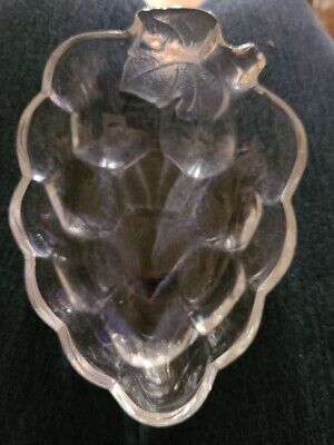 Studio Nova Grape Shaped Small Glass Candy Dish, 5.5” X 4”-image