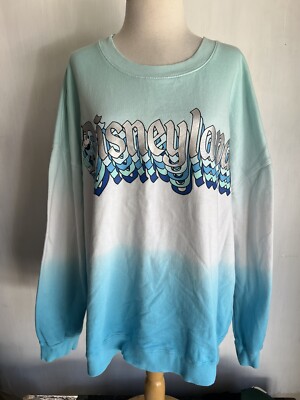 DISNEYLAND (2020) Official Mickey Mouse Dip-Dye Oversized Sweatshirt Plus Sz 2XL-image
