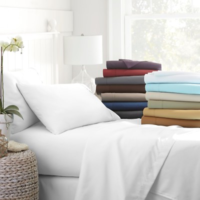 Kaycie Gray Hotel Collection Ultra Soft Premium 4 Piece Bed Sheet Set-image