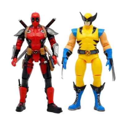 X-men Deadpool & Wolverine PVC Actin Figure Collectible Model Toys 18cm-image