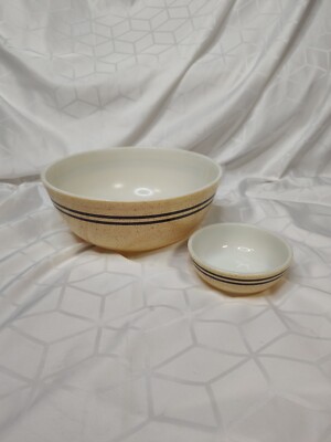 Pyrex Stack 'N' Snack Speckled Chip And Dip 404 Large Bowl 708 Dip Bowl-image