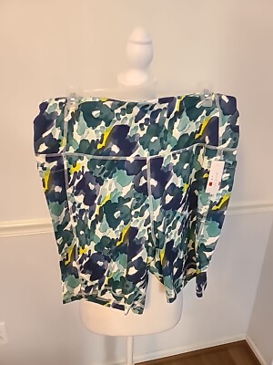 Dip Women Multicolor Biker Shorts Brand New Size 2XL W/Pockets-image