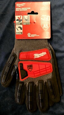 Milwaukee Tool 48-22-8984 Impact Cut Level 5 Nitrile Dipped Gloves 2X-Large XXL-image