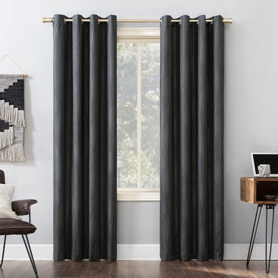 Brody Geometric Ogee Thermal Extreme Total Blackout Grommet Curtain Panel, 52...-image