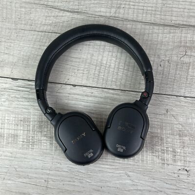 Sony MDR-NC200D Black Wired Noise Canceling Over-the-Ear Foldable Headphone-image